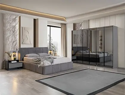 Medusa Home Mobilya - Antrasit Yatak Odaları