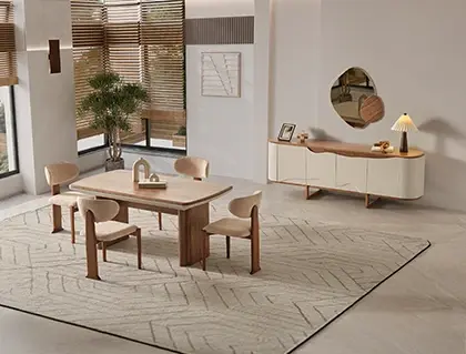 Medusa Home Mobilya - Ceviz Yemek Odaları