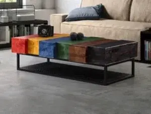 Medusa Home Mobilya - Metal Orta Sehpa