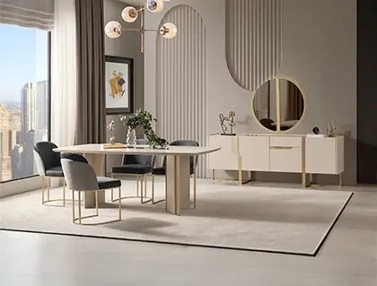 Medusa Home Mobilya - Metal Yemek Odaları