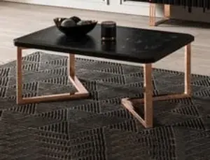 Medusa Home Mobilya - Siyah Orta Sehpa