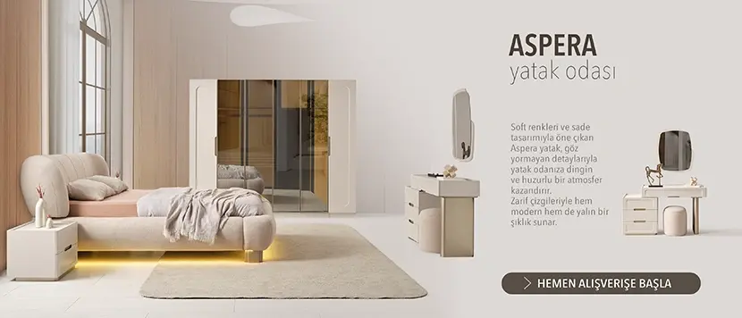 Aspera Yatak Odası - Medusa Home - inegöl mobilya