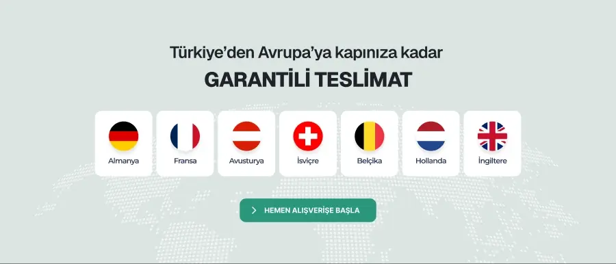 Medusa Home ile Türkiye'den Avrupa'ya Kapınıza kadar garantili teslimat