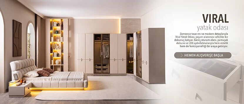Viral Yatak Odası | Medusa Home Mobilya ile En Uygun Fiyat