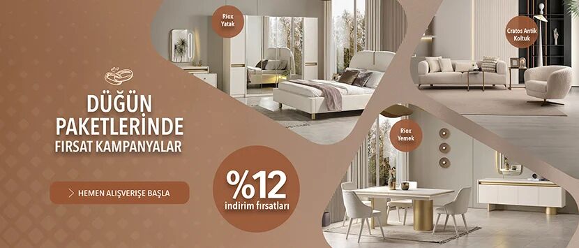 Medusa Home ile Düğün Paketi Fırsatlarını Kaçırmayın