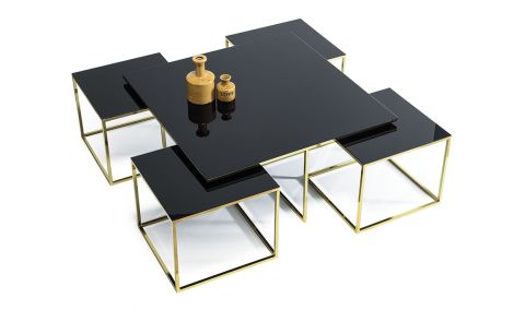 Medusa Home Mobilya - Açelya Gold Orta Sehpa