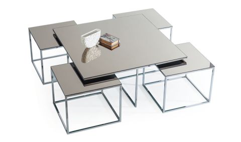 Medusa Home Mobilya - Açelya Silver Orta Sehpa