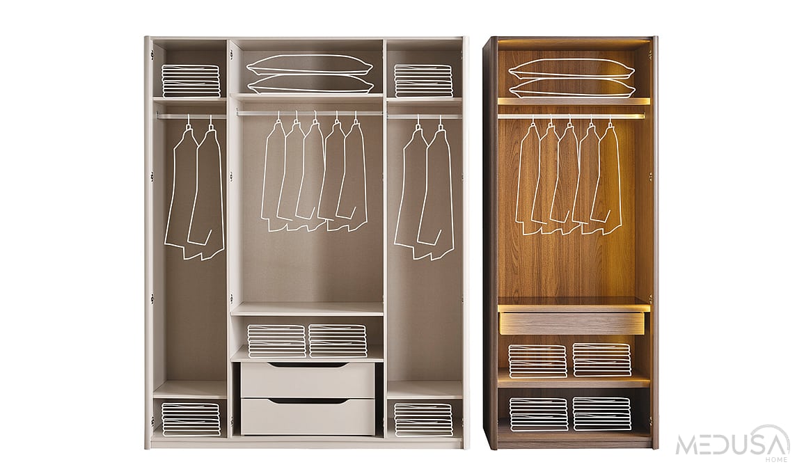 Medusa Home Mobilya - Ada Ceviz Gardırop
