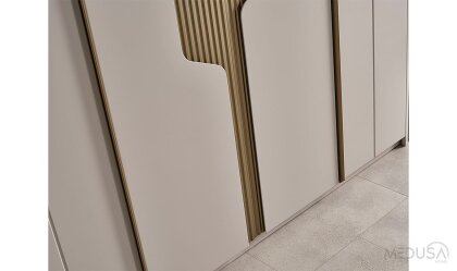 Medusa Home Mobilya - Ada Ceviz Mirror Gardırop