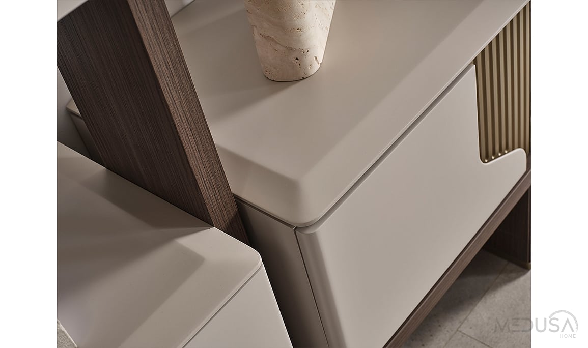 Medusa Home Mobilya - Ada Ceviz Tv Ünitesi Set