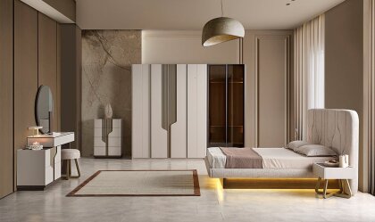 Medusa Home - Ada Ceviz Yatak Odası Medusa Home - Ada Ceviz Yatak Odası