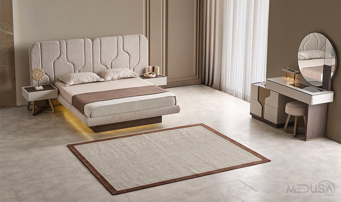 Medusa Home Mobilya - Ada Ceviz Yatak Odası