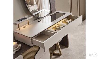 Medusa Home Mobilya - Ada Ceviz Yatak Odası