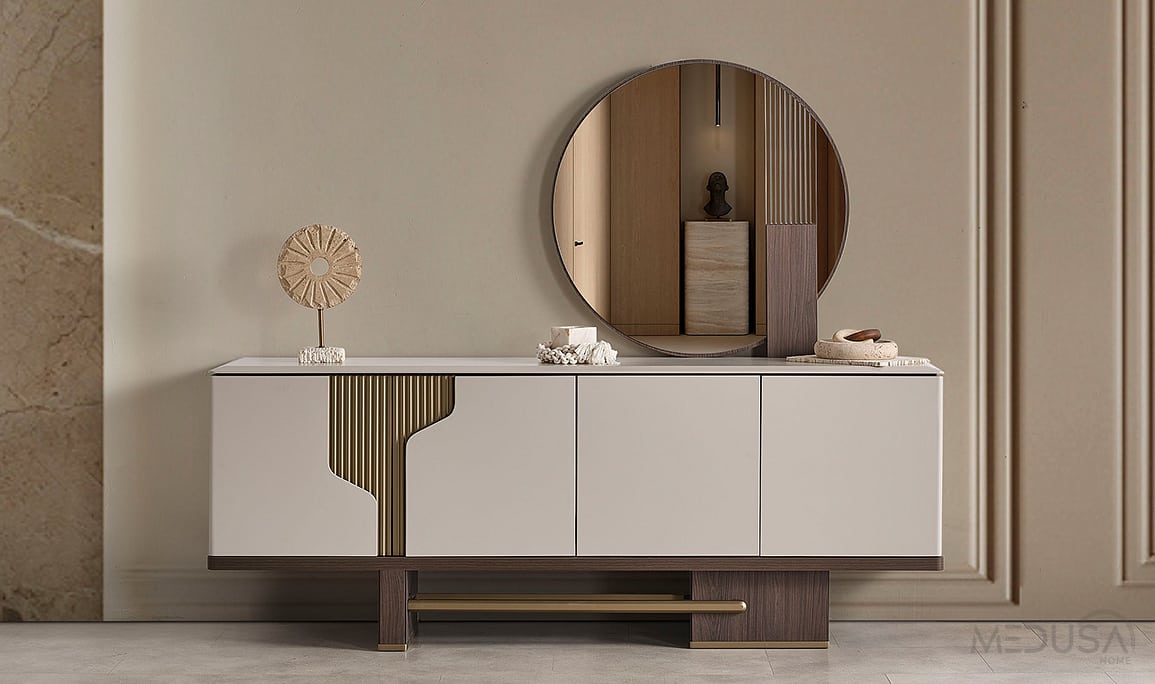 Medusa Home Mobilya - Ada Ceviz Yemek Odası