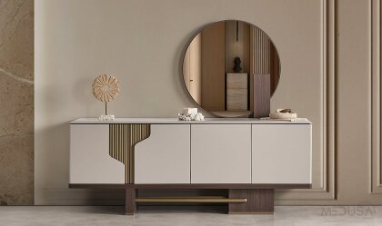 Medusa Home Mobilya - Ada Ceviz Yemek Odası