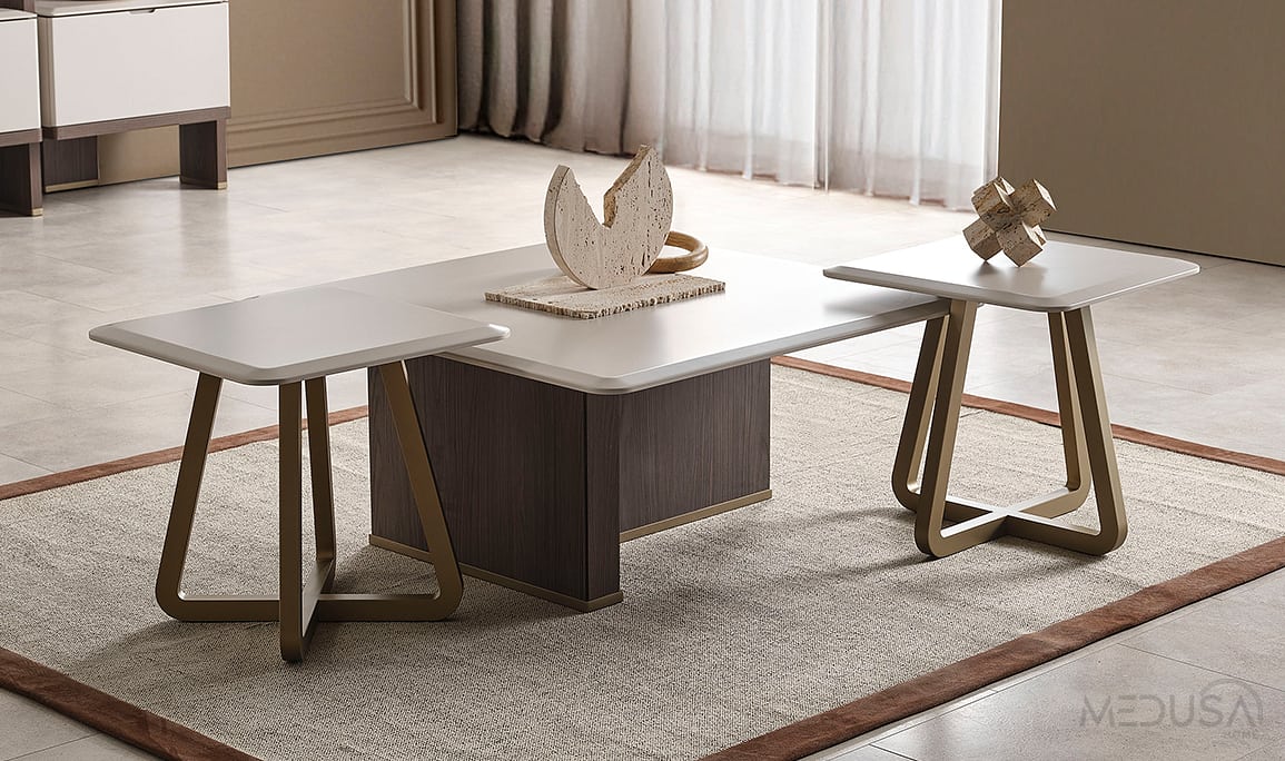 Medusa Home Mobilya - Ada Ceviz Yemek Odası