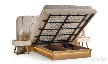 Medusa Home Mobilya - Ada Meşe Karyola