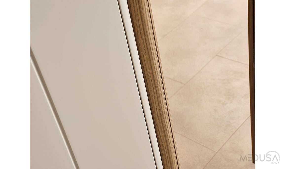 Medusa Home Mobilya - Ada Meşe Mirror Gardırop