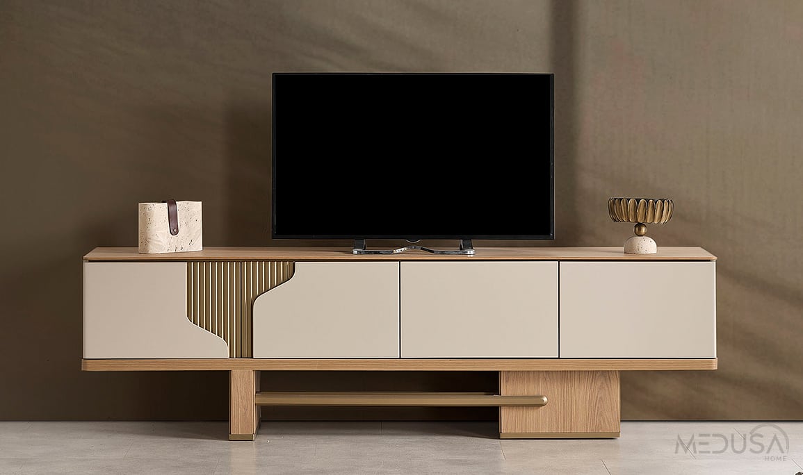 Medusa Home Mobilya - Ada Meşe Tv Ünitesi