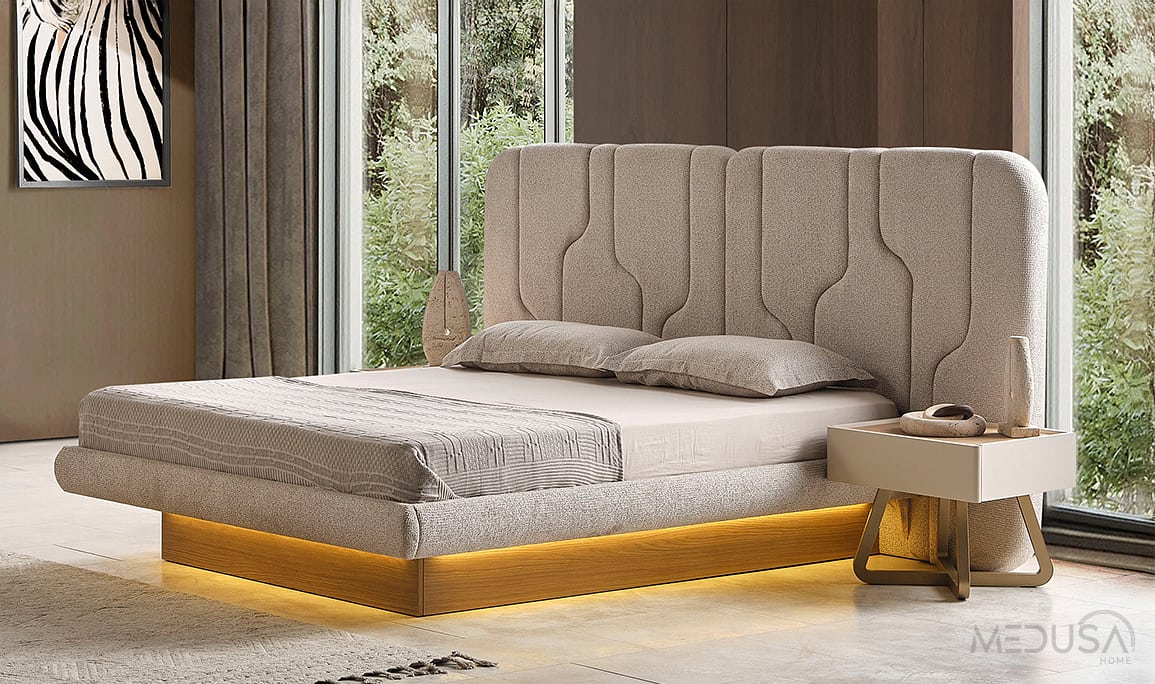 Medusa Home Mobilya - Ada Meşe Yatak Odası