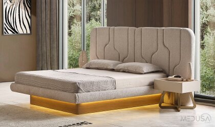 Medusa Home Mobilya - Ada Meşe Yatak Odası