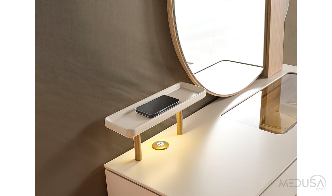 Medusa Home Mobilya - Ada Meşe Yatak Odası