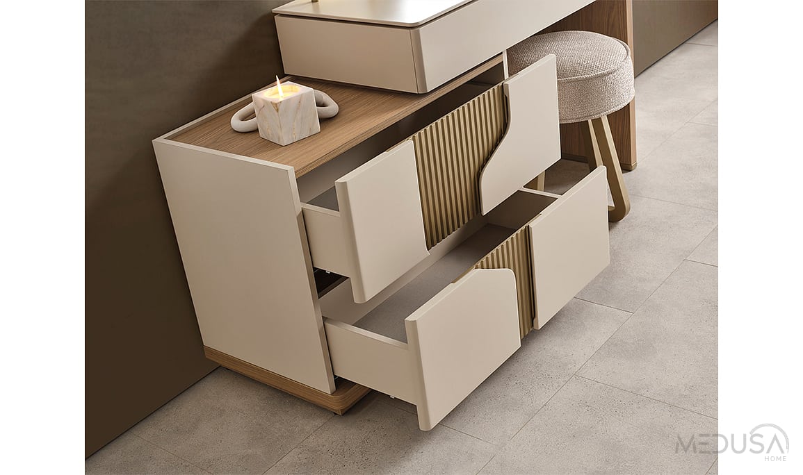 Medusa Home Mobilya - Ada Meşe Yatak Odası