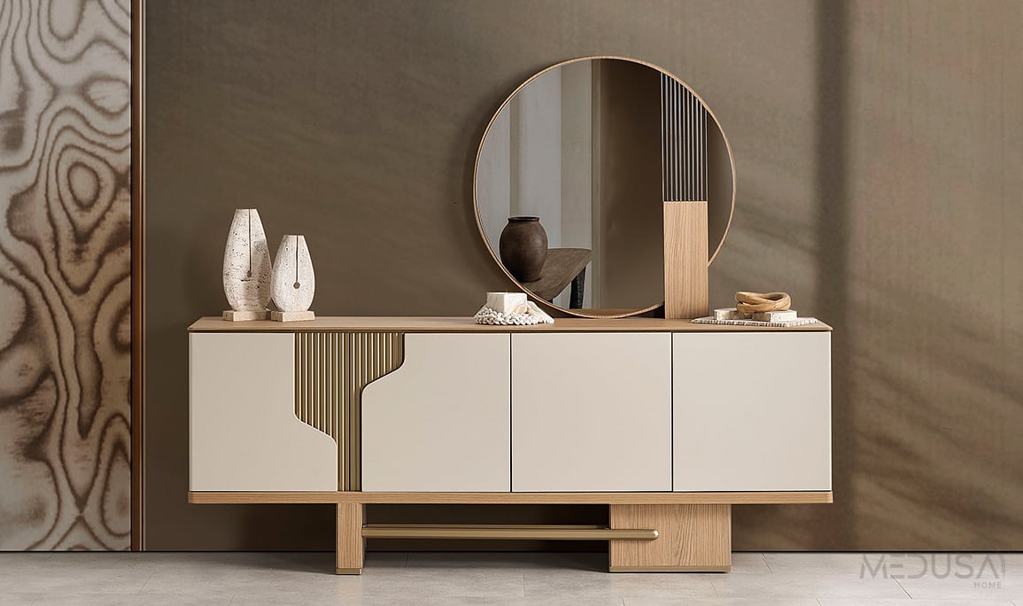 Medusa Home Mobilya - Ada Meşe Yemek Odası