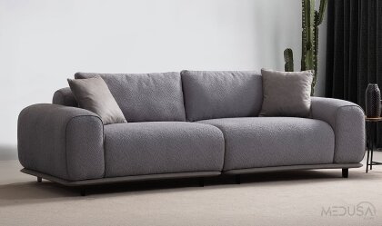 Medusa Home - Aerolux Gri Üçlü Koltuk Medusa Home - Aerolux Gri Üçlü Koltuk