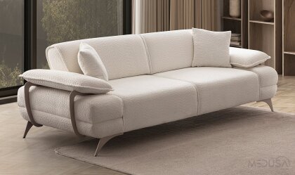 Medusa Home Mobilya - Afro Üçlü Koltuk