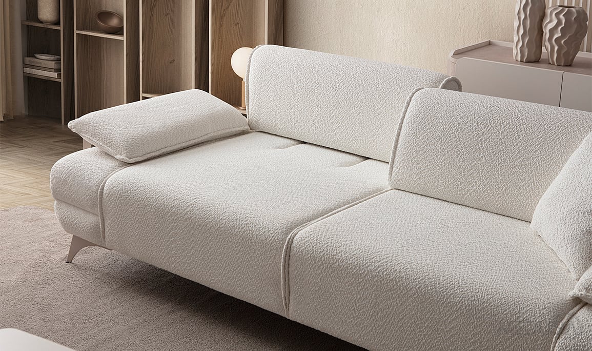 Medusa Home Mobilya - Afro Üçlü Koltuk