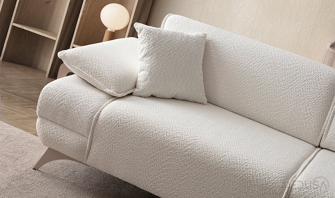 Medusa Home Mobilya - Afro Üçlü Koltuk