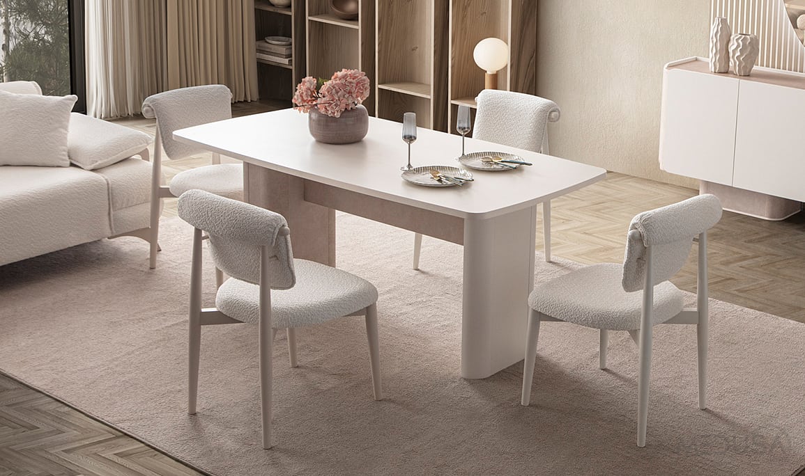 Medusa Home Mobilya - Afro Yemek Masası