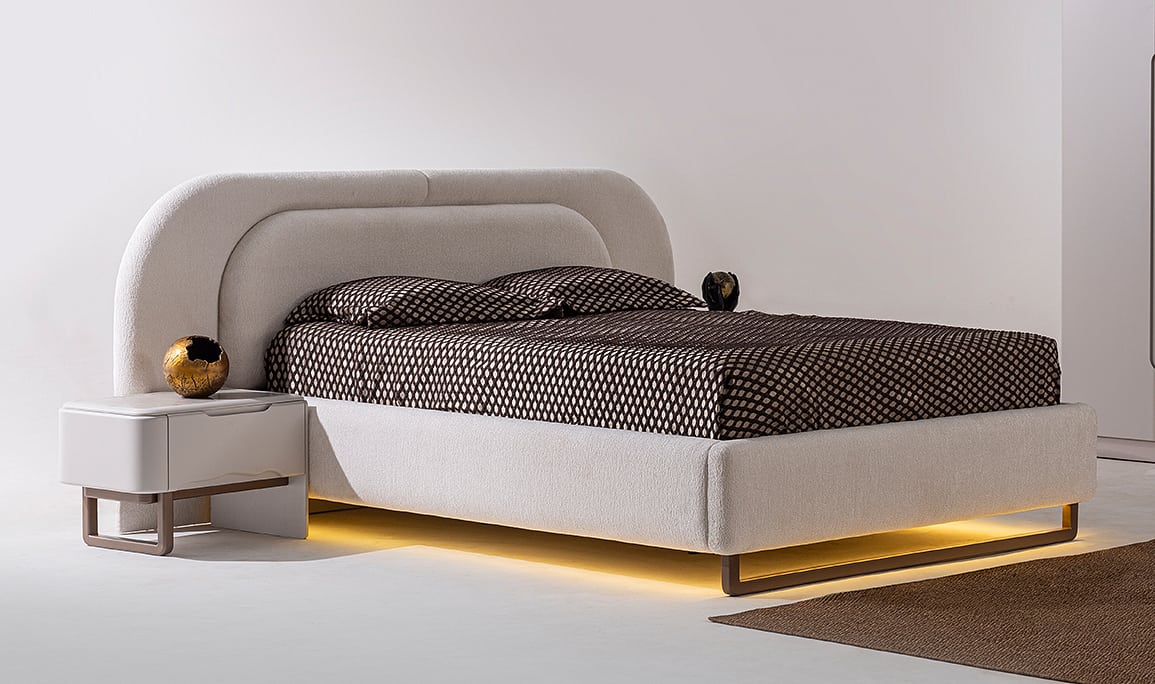 Medusa Home Mobilya - Agata Cream Karyola