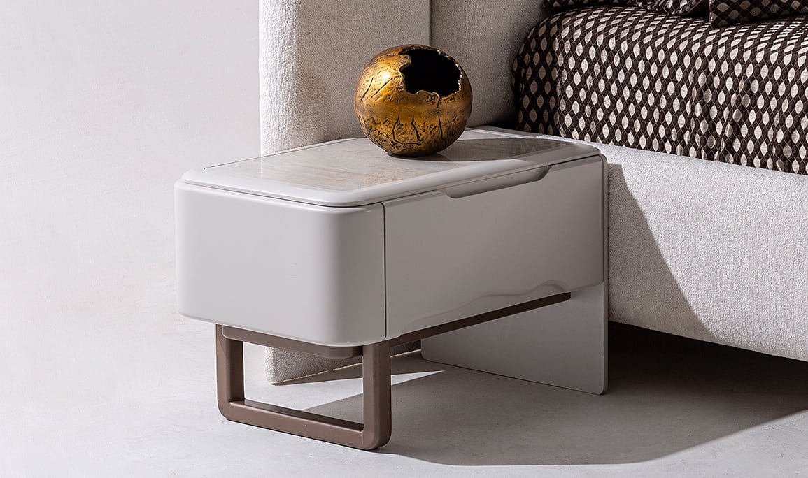Medusa Home Mobilya - Agata Cream Karyola