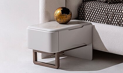 Medusa Home Mobilya - Agata Cream Karyola