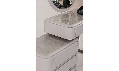 Medusa Home Mobilya - Agata Cream Yatak Odası