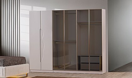 Medusa Home Mobilya - Agata Cream Yatak Odası