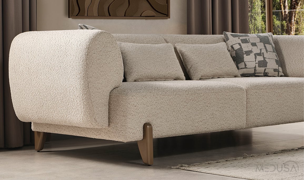 Medusa Home Mobilya - Ahuse Bronz Koltuk Takımı