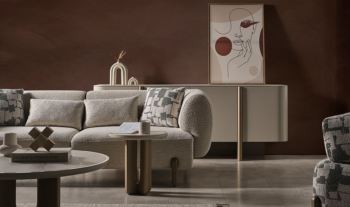 Medusa Home Mobilya - Ahuse Bronz Koltuk Takımı