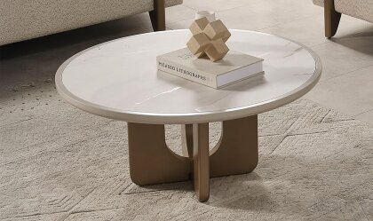 Medusa Home Mobilya - Ahuse Bronz Orta Sehpa 