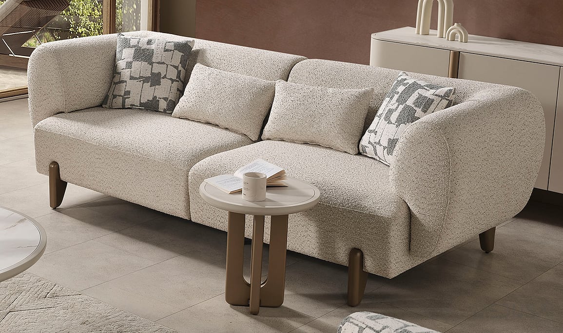 Medusa Home Mobilya - Ahuse Bronz Yan Sehpa 