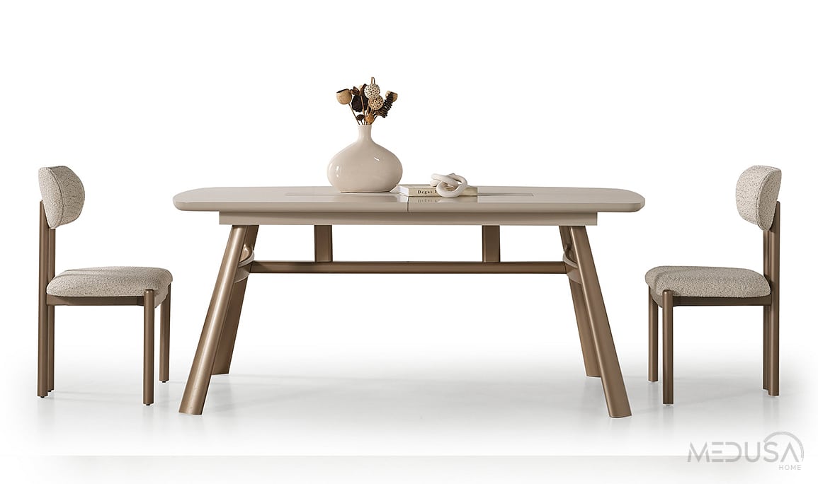Medusa Home Mobilya - Ahuse Bronz Yemek Odası