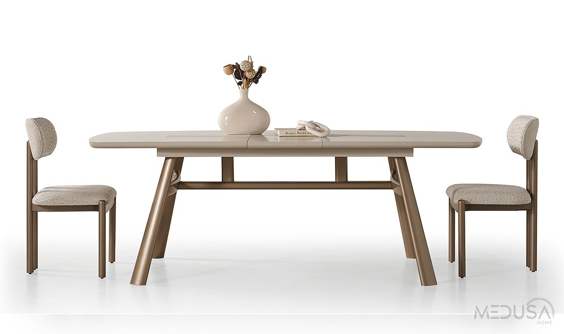 Medusa Home Mobilya - Ahuse Bronz Yemek Odası