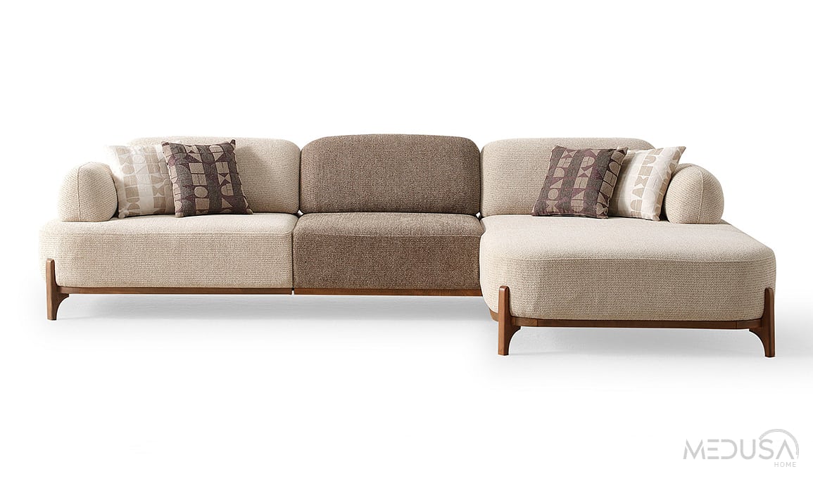 Medusa Home Mobilya - Ahuse Ceviz Köşe Takımı