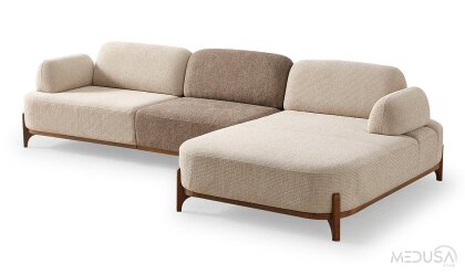 Medusa Home Mobilya - Ahuse Ceviz Köşe Takımı
