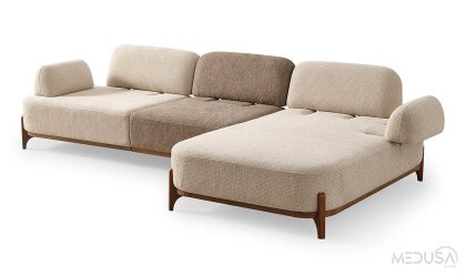 Medusa Home Mobilya - Ahuse Ceviz Köşe Takımı