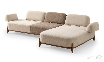 Medusa Home Mobilya - Ahuse Ceviz Köşe Takımı