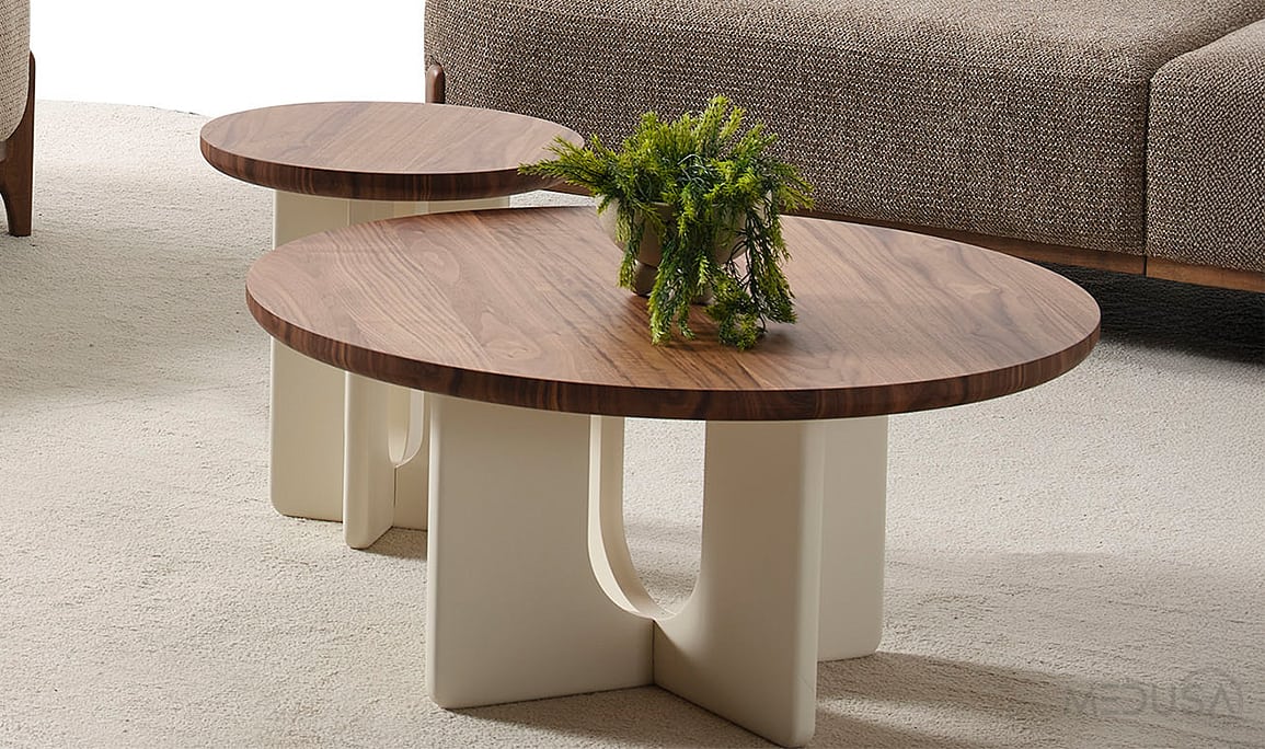 Medusa Home Mobilya - Ahuse Ceviz Orta Sehpa