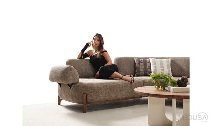 Medusa Home Mobilya - Ahuse Ceviz U Köşe Takımı